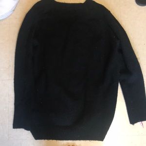 big black sweater